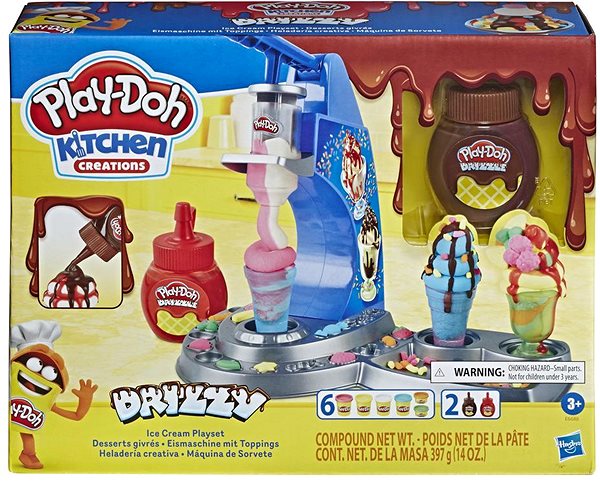 Knete Play-Doh Eiscreme-Set mit Topping ...