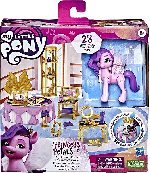 Figur My Little Pony Princess Petals - Prinzessinnen Zimmer Verpackung/Box
