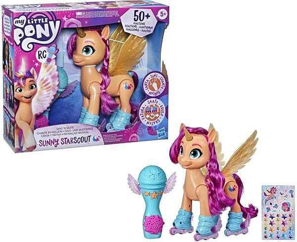 Figure My Little Pony Figure Sunny Singing and Skating EN Package content