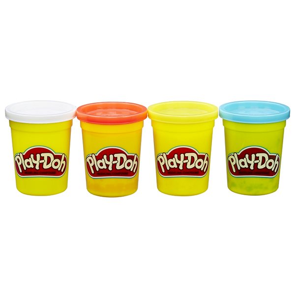 Knete Play-Doh Classic - 4 Becher Modelliermasse ...