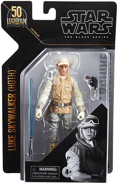 Figure Star Wars Black Series Figure Luke Hoth Packaging/box