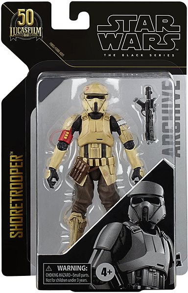 Figure Star Wars Black Series Shoretrooper Figure Packaging/box