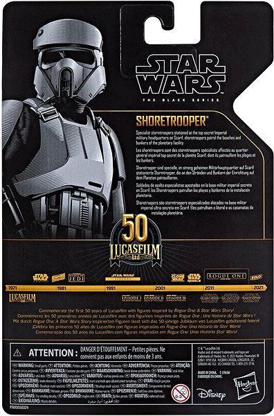 Figure Star Wars Black Series Shoretrooper Figure Packaging/box