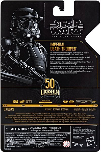 Figure Star Wars Black Series Death Trooper Figure Packaging/box