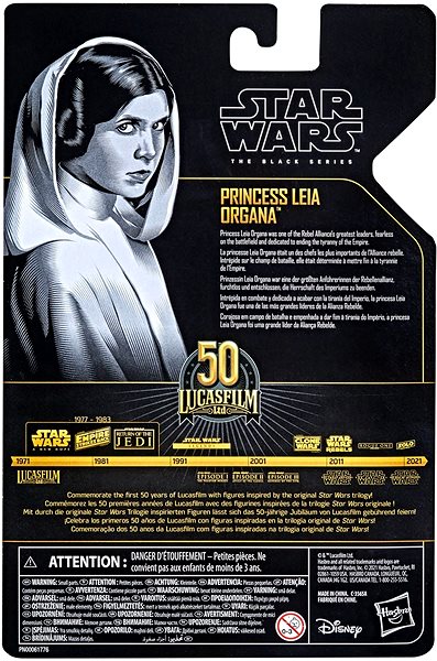 Figure Star Wars Black Series Leia Figure Packaging/box