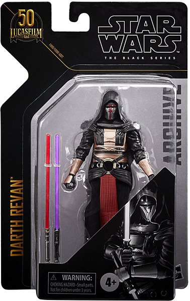 Figure Star Wars Black Series Darth Revan Figure Packaging/box