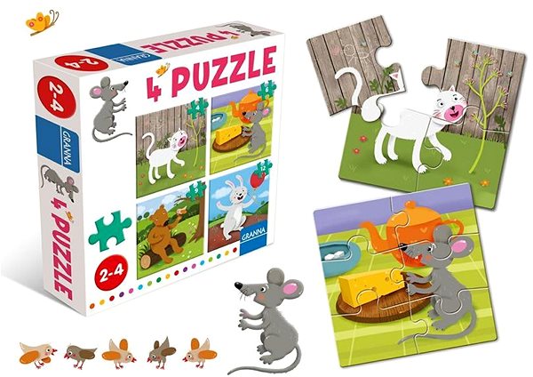 Puzzle 4 puzzle – myška ...