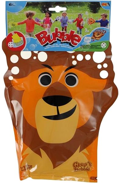 Bublifuk Bubbles zábavná rukavica s bublifukom – lev ...
