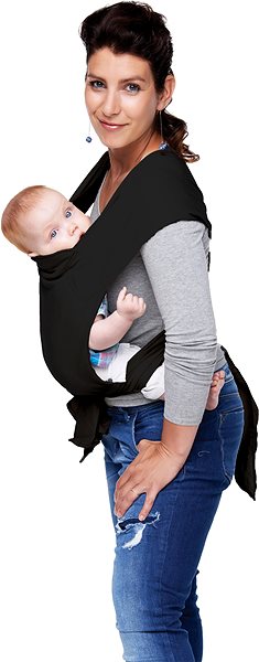 Nosič pre dieťa ByKay nosič MEI TAI Classic Black (veľ. baby) Lifestyle