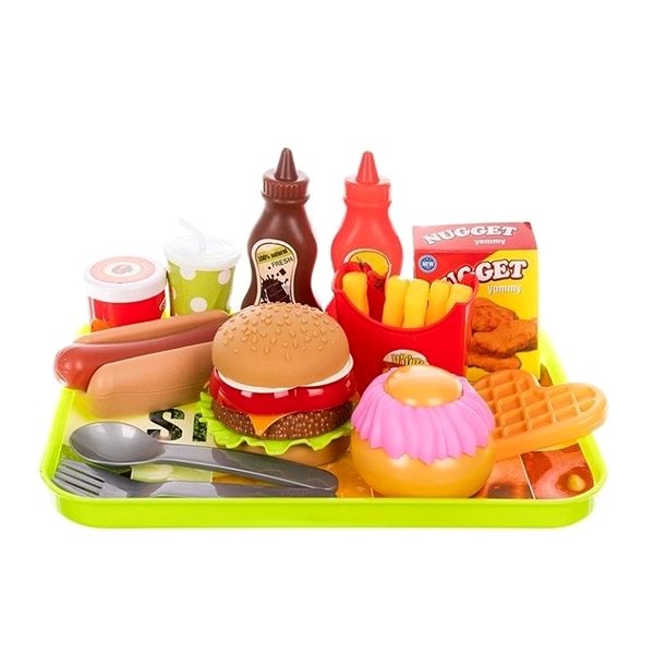 Potraviny do detskej kuchynky ISO Plastový Fast food súprava pre deti ...