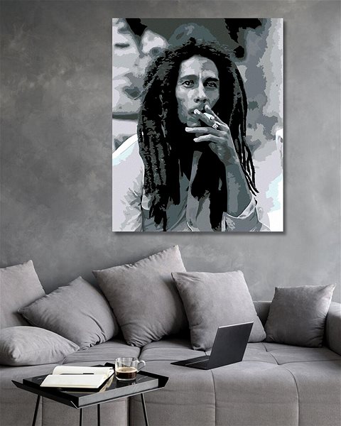 bob marley diamond painting