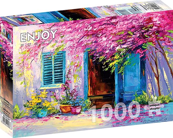ENJOY Puzzle Blooming courtyard 1000 pieces.