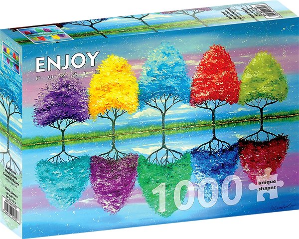 ENJOY Puzzle Trees with a Colourful History 1000 pieces.