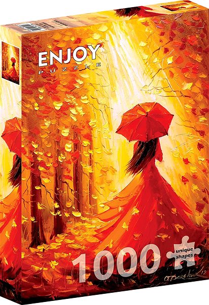 ENJOY Puzzle Autumn Lady 1000 pieces.