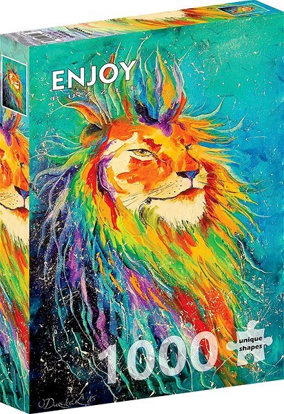 ENJOY Puzzle Rainbow Lion 1000 Pieces.