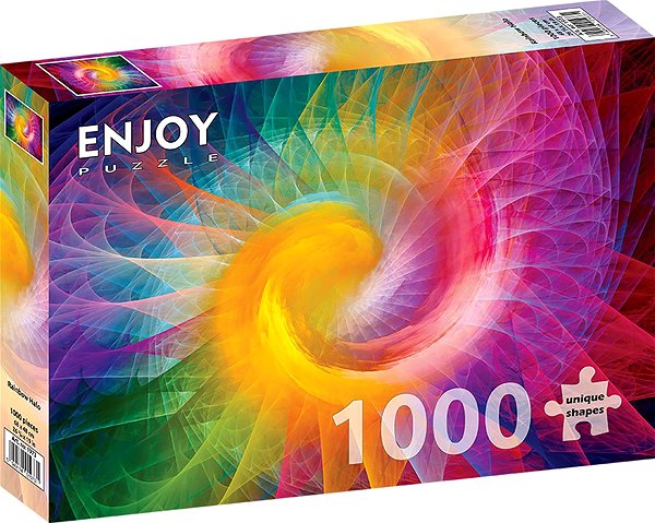 ENJOY Puzzle Rainbow halo 1000 pieces.