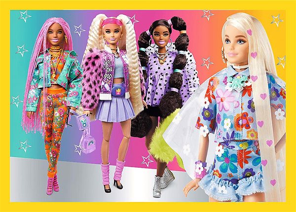 TREFL puzzle Barbie's Merry World 4-in-1 (35, 48, 54, 70 pieces) .