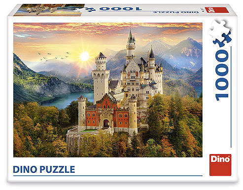 Puzzle Dino Painted Neuschwanstein ...