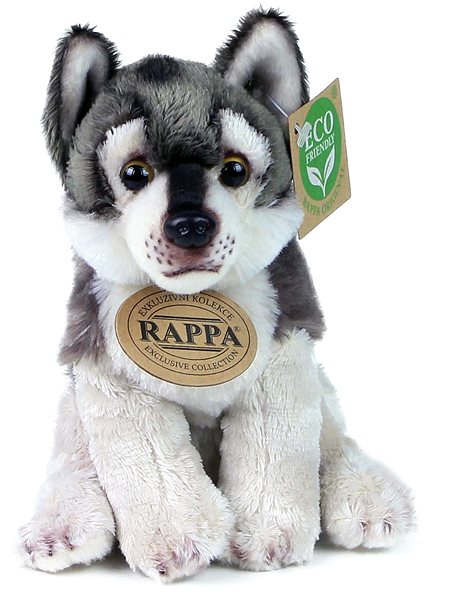 Plyšák RAPPA Plyšový vlk sedící 15 cm, Eco-Friendly ...