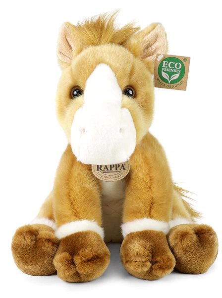 Plyšák RAPPA Plyšový kůň sedící 30 cm, Eco-Friendly ...