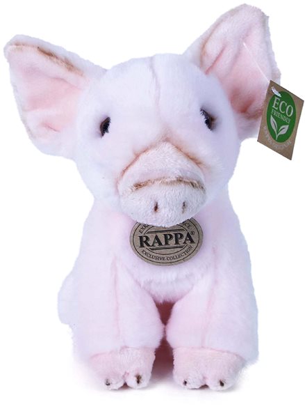 Plyšák RAPPA Plyšové prase sedící 20 cm, Eco-Friendly ...