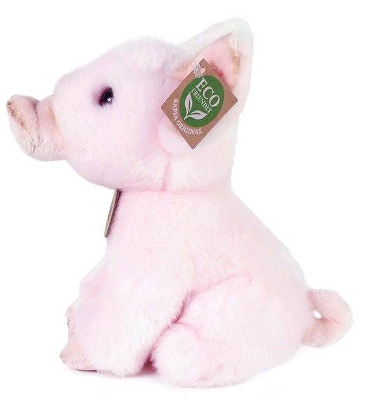 Plyšák RAPPA Plyšové prase sedící 20 cm, Eco-Friendly ...