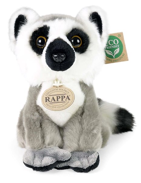 Plyšák RAPPA Plyšový lemur sedící 18 cm, Eco-Friendly ...