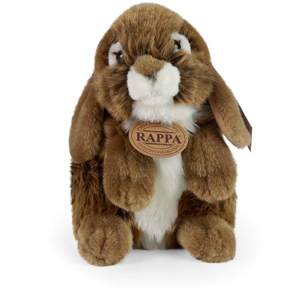 Plyšák RAPPA Plyšový králík hnědý stojící 18 cm, Eco-Friendly ...