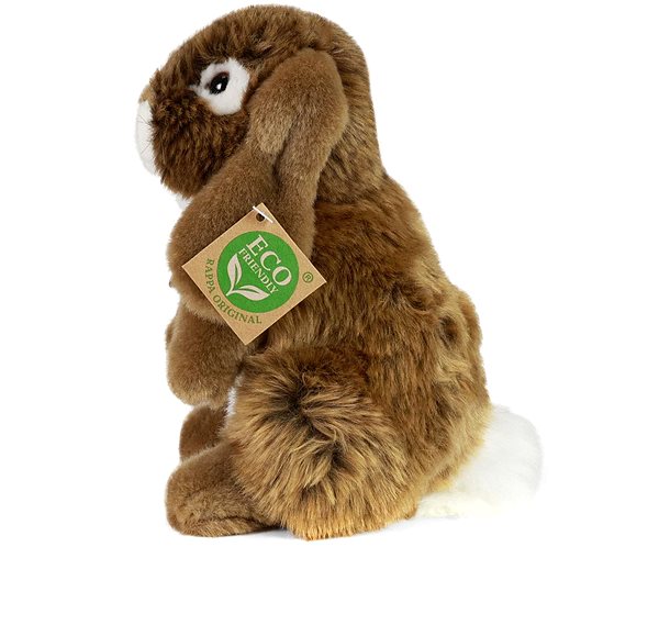 Plyšák RAPPA Plyšový králík hnědý stojící 18 cm, Eco-Friendly ...