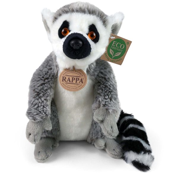 Plyšák RAPPA Plyšový lemur 22 cm, Eco-Friendly ...
