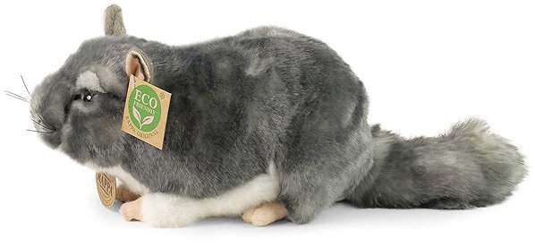 Plush RAPPA Plush chinchilla 21 cm, Eco-Friendly .