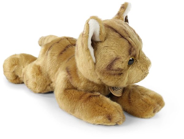 Plush RAPPA Plush cat lying 30 cm, Eco-Friendly .