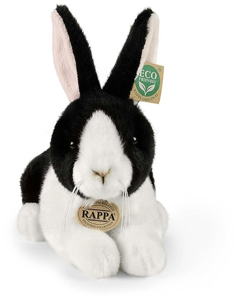 RAPPA Plush Rabbit 23 cm, Eco-Friendly .