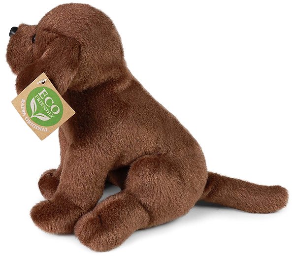 Plush RAPPA Plush dog labrador sitting 20 cm, Eco-Friendly .