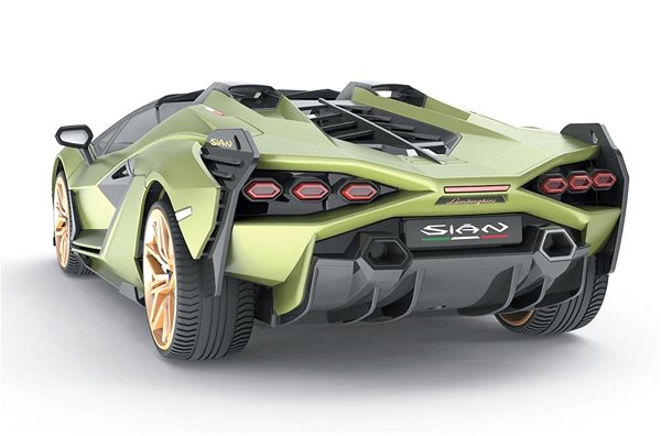 RC auto RE.EL Toys RC auto Lamborghini Sian 1 : 12 zelená metalíza, proporcionálne RTR LED 2,4 GHz ...