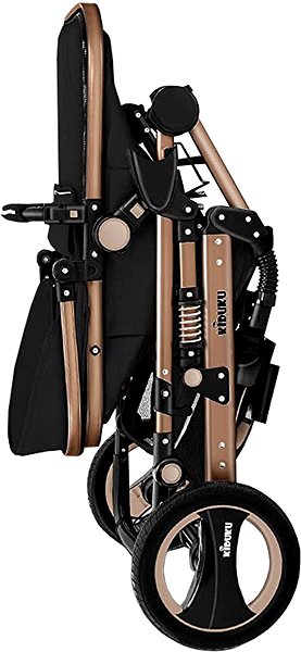 Baby Buggy Kiduku Combination Stroller 3in1 Black ...