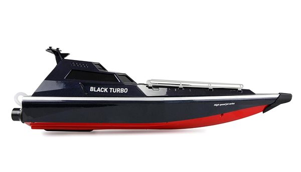 RC loď na ovládanie Amewi RC vojenský čln Black Turbo čierny ...