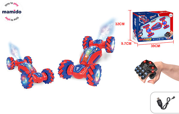 Mamido Spider Stunt Remote Control Car + Hand Gesture Control .