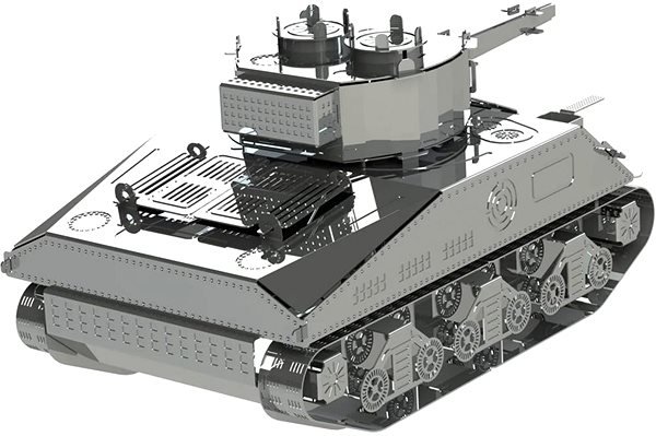 Stavebnica Metal Time Luxusná oceľová stavebnica M4 Sherman World of Tanks ...