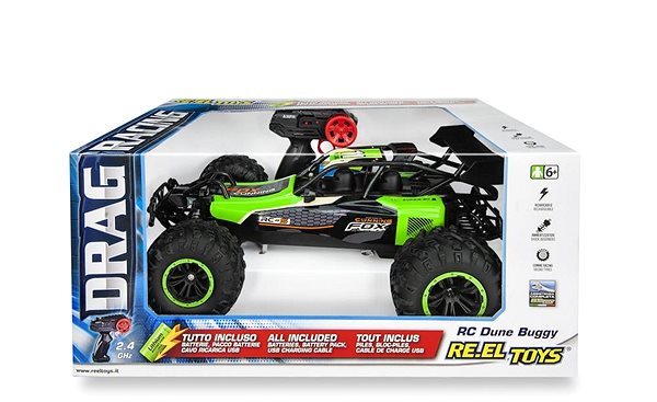 RC model Re.el Toys RC písečná buggy Drag Racing, 1:10, RTR ...