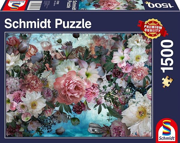 Puzzle Schmidt Puzzle Aquascape Květiny pod vodní hladinou 1 500 dílků ...
