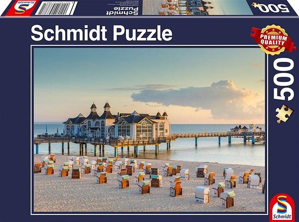 Puzzle Schmidt Puzzle Baltské letovisko Sellin 500 dílků ...