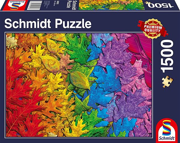 Puzzle Schmidt Puzzle Barevné listí 1 500 dílků ...