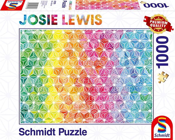 Puzzle Schmidt Puzzle Barevné trojúhelníčky 1000 dílků ...