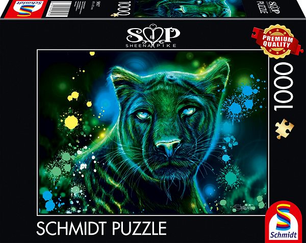 Puzzle Schmidt Puzzle Neon Panter 1000 dílků ...