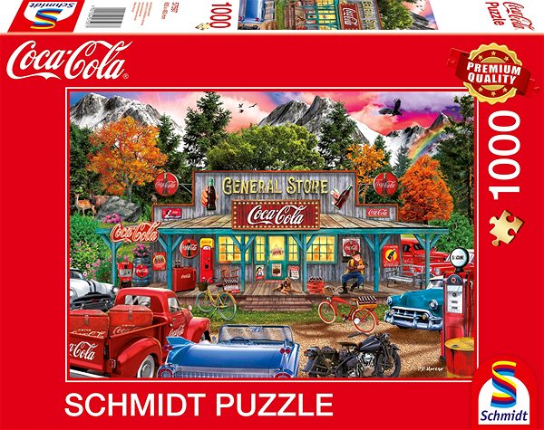 Puzzle Schmidt Puzzle Obchůdek s Coca Colou 1000 dílků ...