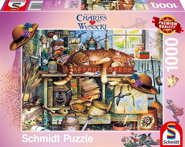 Puzzle Schmidt Puzzle Remington záhradník 1000 dielikov ...
