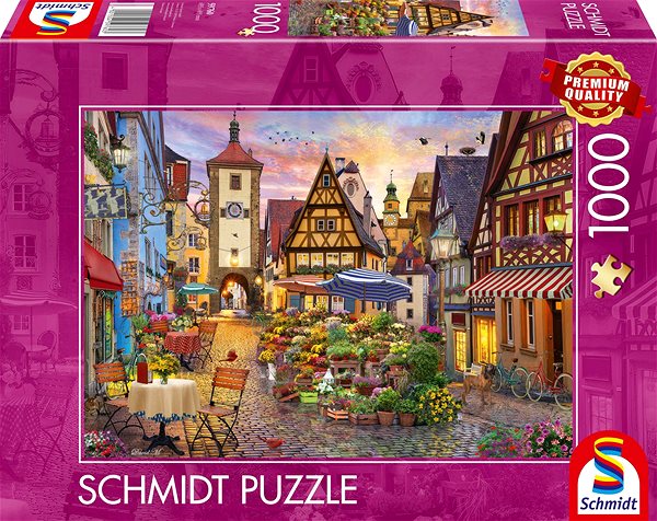 Puzzle Schmidt Puzzle Romantické Bavorsko 1000 dílků ...