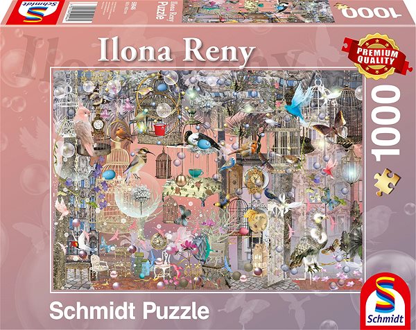 Puzzle Schmidt Puzzle Růžová krása 1000 dílků ...