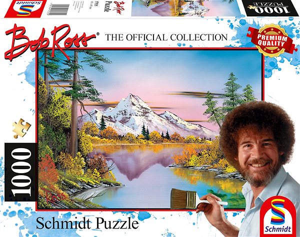 Puzzle Schmidt Puzzle Bob Ross Odrazy 1000 dílků ...